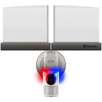 Swann 4K UHD Outdoor Home Security System, Wired Power Floodlight