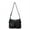 Black, variant on Angel Kiss Women's Crossbody Bag Multi Pocket Bag and Adjustable Shoulder Strap Soft Bag