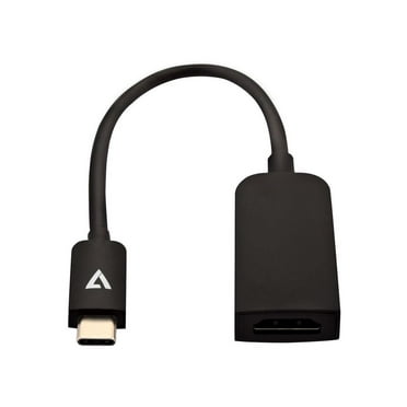 V7 USB-C m to HDMI f Adapter Black Slim V7UCHDMISL1E