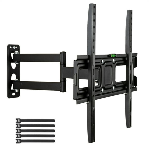 UWR-Nite TV Wall Mount Swivel and Tilt for Most 32-65 Inch TV, TV Mount Perfect Center Design, Full Motion TV Mount Bracket with Articulating Arm up to VESA 400x400mm, 77 lbs