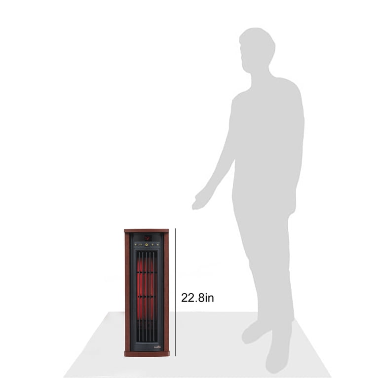 Duraflame Portable Electric Infrared Quartz Oscillating Tower Heater, Cherry  - Walmart.com