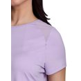 thumbnail image 5 of RBX Active Women's Plus Size Quick Dry Short Sleeve Workout Top with Mesh Panels, 5 of 5