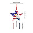 thumbnail image 3 of Colgante Decorativo de Campanilla de Viento con Forma de Estrella Del Día de La Independencia, 3 of 6