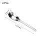 thumbnail image 2 of Uxcell 4 piezas Cucharas para Sopa de Acero Inoxidable Chinas para Postre Cereal Plateado, 2 of 5