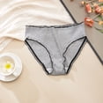 thumbnail image 2 of Ashirexll Plus Size Underwear for Women, Ladies Underwear Panties, Lace Double Crotch Thread Comfortable Breathable Underwear, 2 of 6