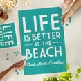 thumbnail image 3 of Lantern Press 1000 Piece Jigsaw Puzzle, Duck, North Carolina, Life Is Better at the Beach, Simply Said, 3 of 5