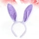 thumbnail image 4 of Diademas con orejas de conejo de peluche Diadema de conejo Diademas con orejas de conejo (blancas y moradas), 4 of 7
