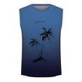 thumbnail image 2 of Tank Tops Men Crewneck Sleeveless Graphic T Shirts Summer Casual Loose Workout Beach Muscle Breathable Vests OTHER L, 2 of 3