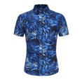 thumbnail image 2 of Vedolay Men Short Sets Outfits 2 Piece Mens 2 Piece Outfits Short Sets Short Sleeve T Shirt and Shorts,Blue 3XL, 2 of 5