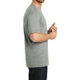thumbnail image 3 of Men's Perfect Weight Crew Tee Heathered Steel 4X-Large, 3 of 4