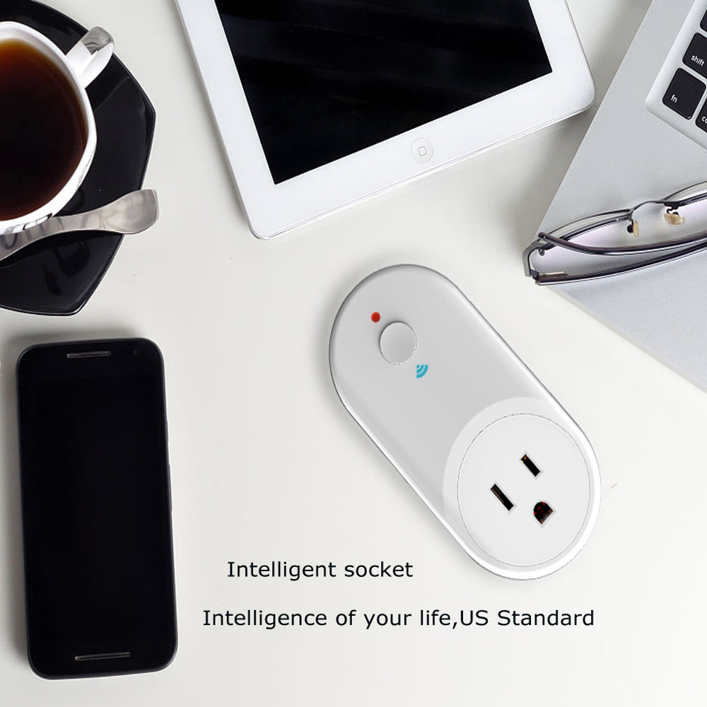 WiFi Intelligent Remote Control Socket Alexa/Google Home Voice Control