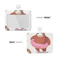 thumbnail image 2 of Kdxio Sloth with Donuts1 Card Badge Holder Work Badge Sleeve for Office, School, Factory, ID Credit Cards, Driver Licenses and Passes, 2 of 7