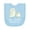 AE-Light Blue, variant on Inktastic My Auntie Loves Me Owl Newborn Bib