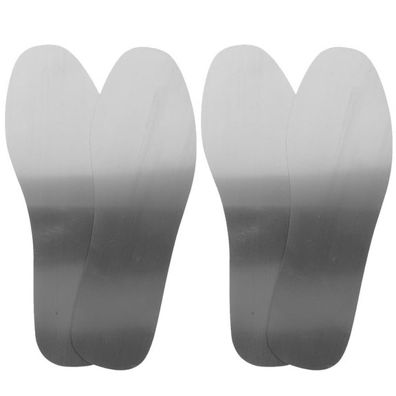 Hemoton 2 Pair Anti Nail Insole Stainless Steel Shoe Inserts For Men And Women Puncture Resistant Work Insoles Metal Insoles For Safety Footwear