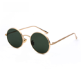 thumbnail image 3 of Gafas de sol con montura redonda de metal para mujer, gafas de sol estilo retro punk para hombre, gafas de sol personalizadas, 3 of 6