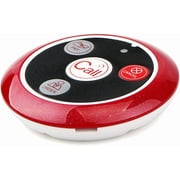 Retekess T117 Wireless Calling System 4 Key Call Button 1 Pcs Coaster Pager for T128 and T114 Restaurant Pager System