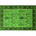 thumbnail image 1 of Ahgly Company Indoor Rectangle Oriental Green Industrial Area Rugs, 5' x 7', 1 of 4