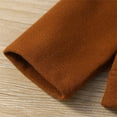 thumbnail image 2 of Vedolay Girl's Suit Jackets Girls Winter Long Sleeve Fashion Thick Warm Hooded Down Soft Coat,Brown 12-18 Months, 2 of 5