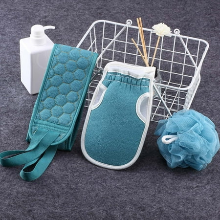 Fufafayo Bath Scrub Set Exfoliating Towel and Back Scrubber Body Cleaning Kit for Shower Soft and Gentle Scrubbers for Skin Reusable Scrubbers for Bath Practical Set for Personal Care Fufafayo Bath Scrub Set Exfoliating Towel and Back Scrubber Body Cleaning Kit for Shower Soft and Gentle Scrubbers for Skin Reusable Scrubbers for Bath Practical Set for Personal Care