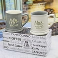 thumbnail image 7 of Couples Mugs for Him and Her, Mr. & Mrs. Always Right, Set of 2, 10 oz Coffee Mug, Marriage Gifts for Anniversary Wedding Husband & Wife Present or Bride & Groom, 7 of 7