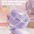 thumbnail image 5 of Clip Fan Rechargeable Battery Powered Fan 3 Speed Portable Small Fan Great For Outdoor Camping Home Office, Xinsrenus Under $5! Clip Fan Rechargeable Battery Powered, 5 of 6