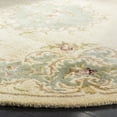 thumbnail image 3 of SAFAVIEH Bergama Drummond Oriental Wool Area Rug, Ivory/Light Blue, 6' x 6' Round, 3 of 6