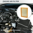 thumbnail image 2 of Unique Bargains Engine Air Filter for Chevrolet Uplander 2005-2008 Long life Element Filter Air Cleaner No.12565752/10354942 1 Pcs, 2 of 7