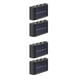 thumbnail image 4 of Matsuzay 2 uds ABS luz de pared Solar portátil decorativa impermeable a prueba de lluvia a prueba de sol recargable lámpara de exterior 6 perlas blancas 2Conjunto, 4 of 6