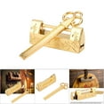 thumbnail image 3 of Vintage   Mini Chinese Style Traditional Magpie Flowers  Small Lock Key For Vintage Furniture, 3 of 8