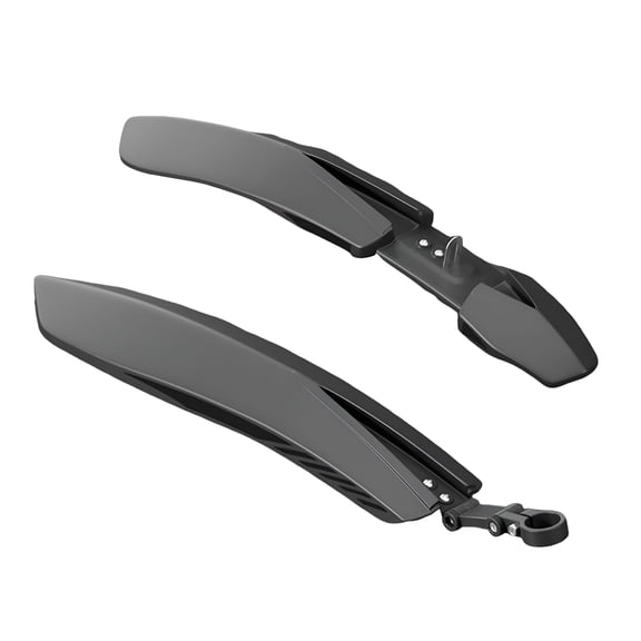 MELIVO Mountain Bike Fenders Mud Guards for Biking Riding 24-26-27.5 Inches black