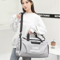 thumbnail image 5 of Bolsa De Ejercicios Fitness Bag Impermeable Multifuncional Sports Bag para Hombres Mujeres (Gris), 5 of 5