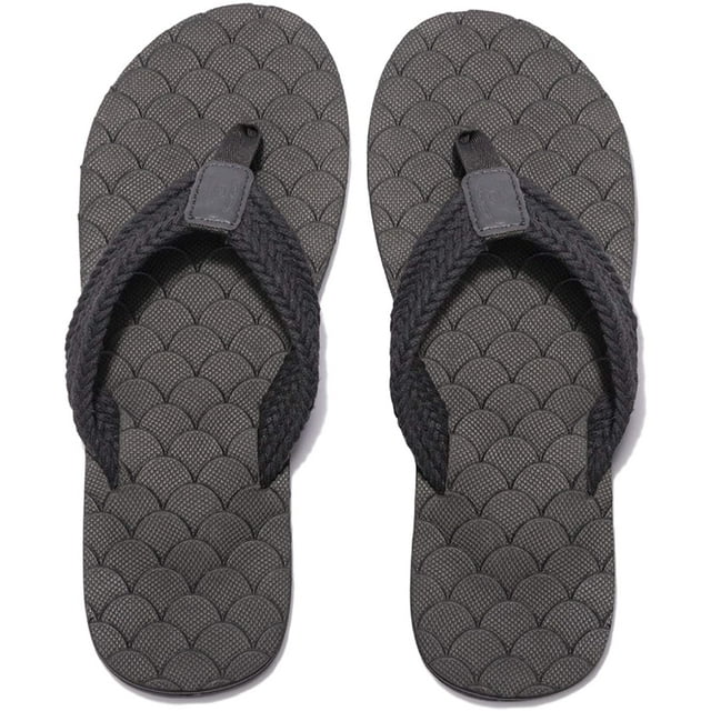 Men's Flip Flops Beach Sandals Thong Slippers Summer Shoes