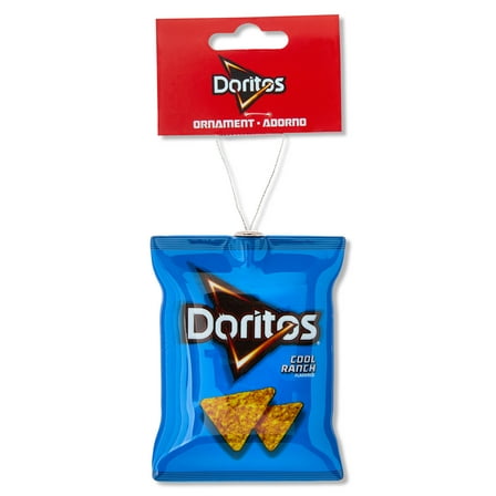 Doritos Cool Ranch Hanging Christmas Ornament, 4-Inches Tall, Plastic, Set of 1, Green