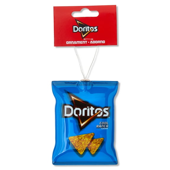 Doritos Cool Ranch Hanging Christmas Ornament, 4-Inches Tall, Plastic, Set of 1, Green