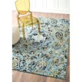 thumbnail image 2 of Nuloom Tapis 4' x 6' Taunya en Aqua, 2 of 3