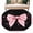 Black, variant on Round Area Rugs Collection 7 Ft, Pink Bowknot Non-Slip Residential Carpet, Shining Stars Vintage White Plaid Black Indoor Crawling Mats Runner Rugs for Living Room/Dining Room/Bedroom
