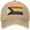C3156, variant on Progress Pride Rainbow LGBT,LGBTQ Transgender Gay Flags Cowboy Hat Men Vintage Baseball Cap Women Dad Hat Black
