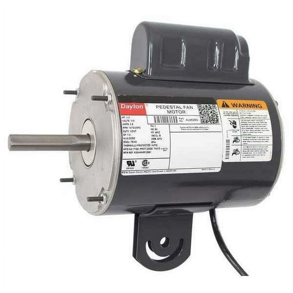 Dayton Motor,1/2 HP,Yoke 4UX63