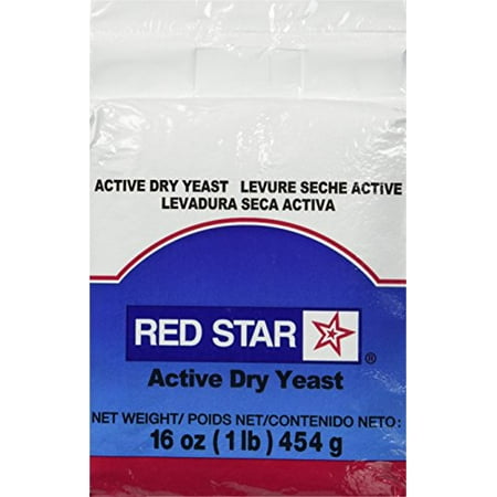 Sweet Yeast Breads - Lesaffre Red Star Bakers Active Dry Yeast 1 lb. Vacuum Pack