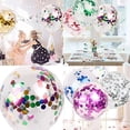 thumbnail image 4 of Party Confetti Balloons 50 Pack, 12 Inch Rainbow Confetti Latex Balloons for Birthday Baby Shower Party Decoration$$Electronics Accessories, 4 of 7
