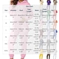 thumbnail image 3 of Sweatsuits for Women Long Sleeve Hoodie Jogger Pants Heart Print Fall Winter Daily Cute Sports Matching Clothing Brown M, 3 of 6
