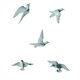 thumbnail image 1 of 5 uds Pájaros de resina, murales de pared creativos, decoración de pared, de pared de dormitorio 3D, decoración de pared de fondo de , v Gloria 3D colgando volando gaviota, 1 of 9