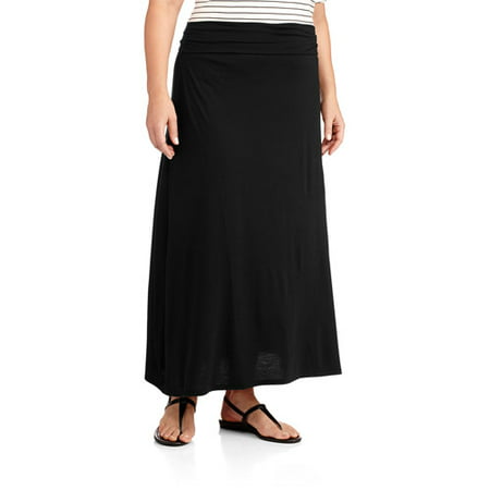 Faded Glory Women's Plus-Size Maxi Skirt - Walmart.com