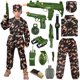 thumbnail image 1 of Disfraz de Ejército para Niños NIPLOOOW Set de Soldado Militar para Niños, 1 of 6