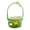 white green, variant on Handmade Easters Chick Basket Portable Easters Basket with Chick and Eggs For Easy Carrying And Festival Fun