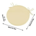 thumbnail image 4 of Outdoor Cushion Round Chair Seat Pads for Terrace Furniture Removable Machine Washable Covers Stainless Steel Quality Multiple Specifications, 4 of 7