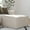 Cream, variant on Merrick Lane Modular Ottoman Footrest in Gray