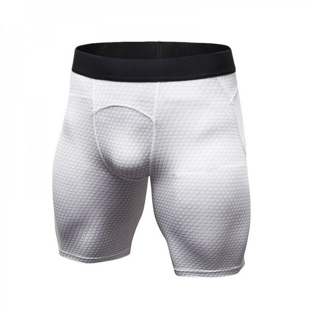 -Shorts pour Hommes Shorts de Compression Collants de Course Short Respirant Shorts à Séchage Rapide