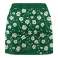 thumbnail image 4 of LEBONYARD Women's Seam-Free Comfort Yoga Skort,Women Solid Color Bottom Pants Floral Skirt Medium Waist Skirt Pants Sports Shorts Bottom Skirt Green S, 4 of 5