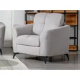 thumbnail image 5 of Modern Sofa Set 3pc Sofa Loveseat Chair Tufted Light Gray Fabric Upholstered Stylish Comfortable Living Room Furniture, 5 of 6